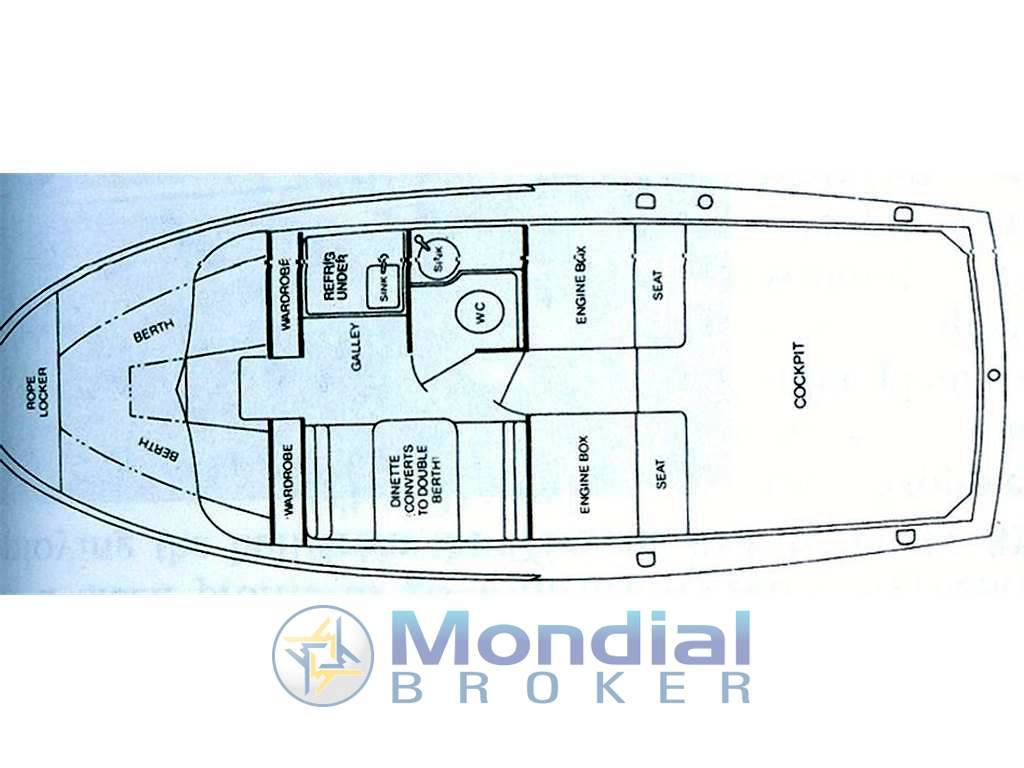Bertram 31 flybridge cruiser