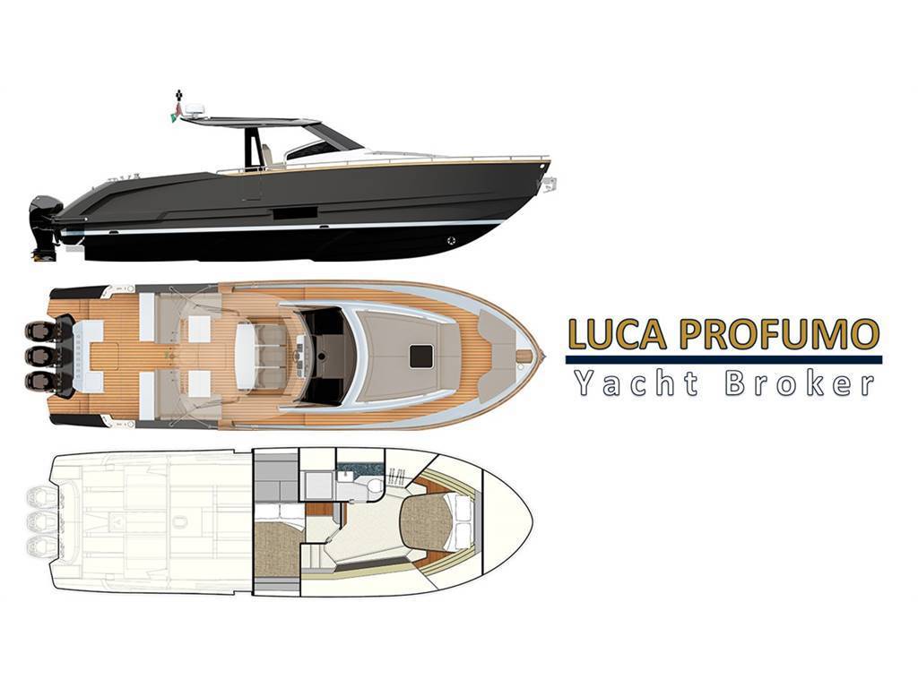 Austin parker Ibiza 44 outboard
