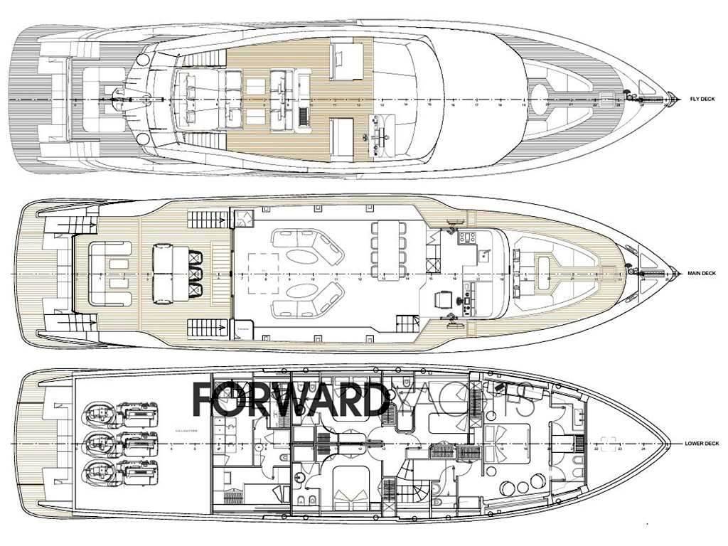 Amer yachts 96 sanremo