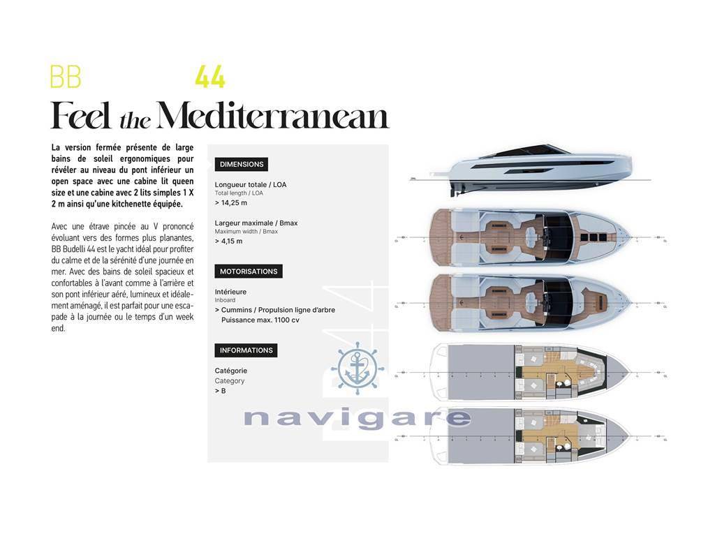 Bb yachts Ischia 44
