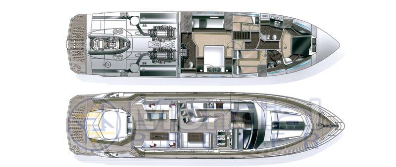Galeon 700 sport fly raptor skydeck