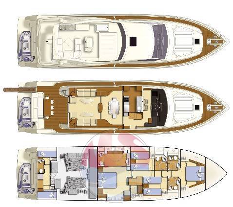 Ferretti 731 fly