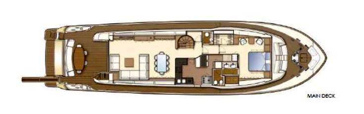Ferretti Custom line navetta 85