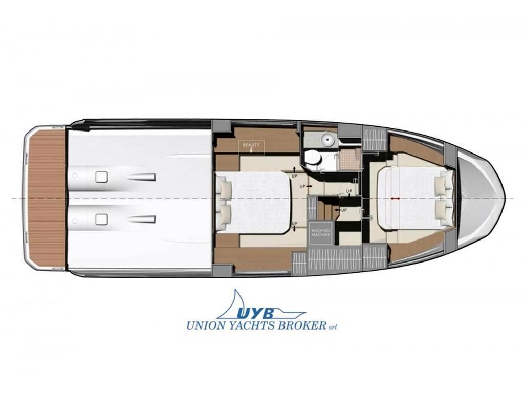 Prestige 420 flybridge line