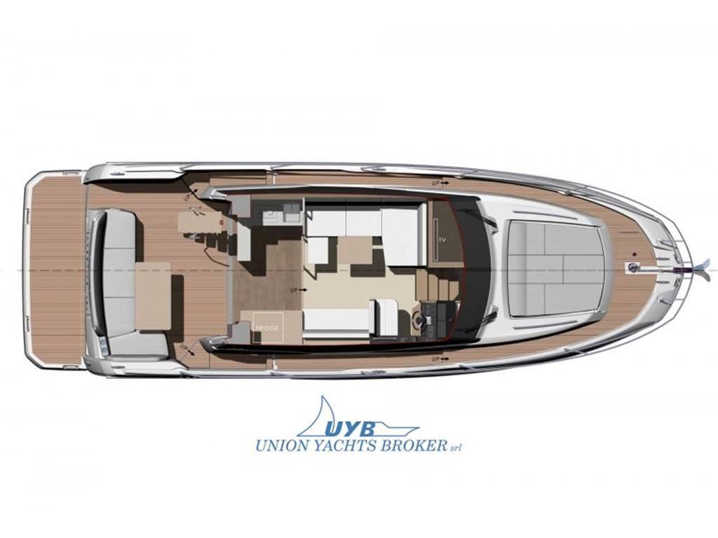 Prestige 420 flybridge line
