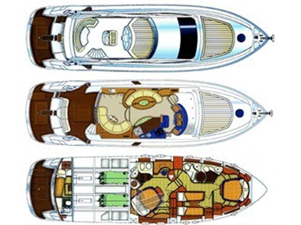 Aicon 56' fly bridge
