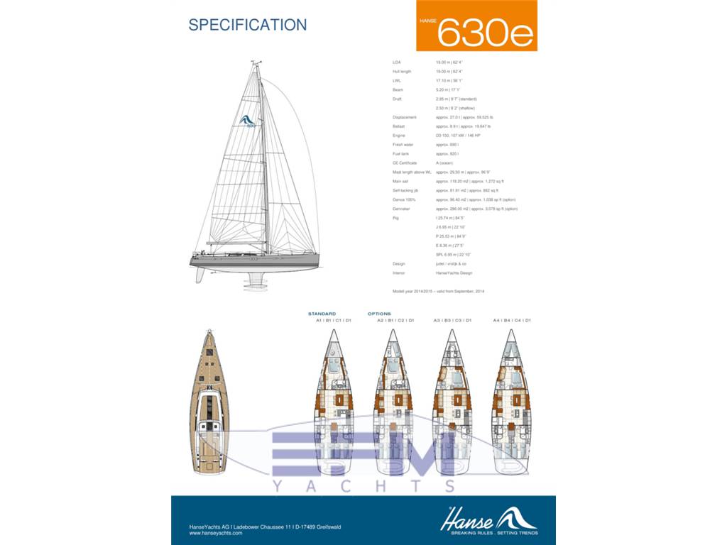Hanse 630 e