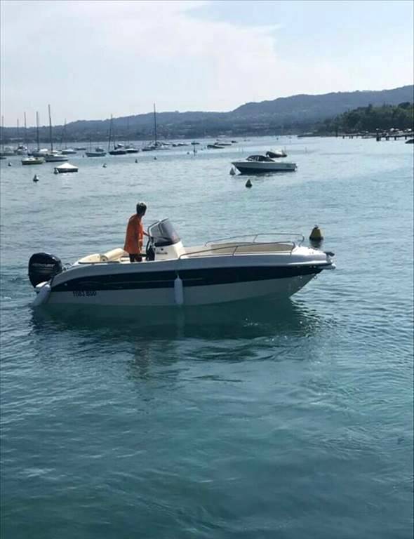 Noleggio rent as marine 570 open senza patente sul lago di garda