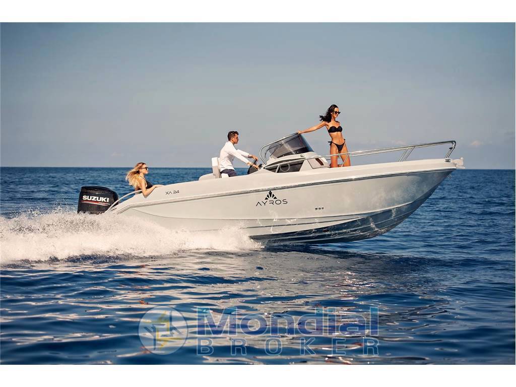 Noleggio rent charter Ayros xa 24 walkaround - con patente