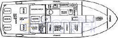 Bertram yacht 28' fbc