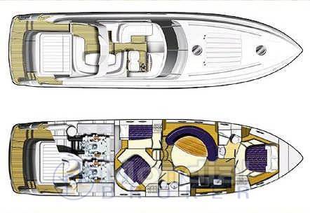 Princess yachts V 58