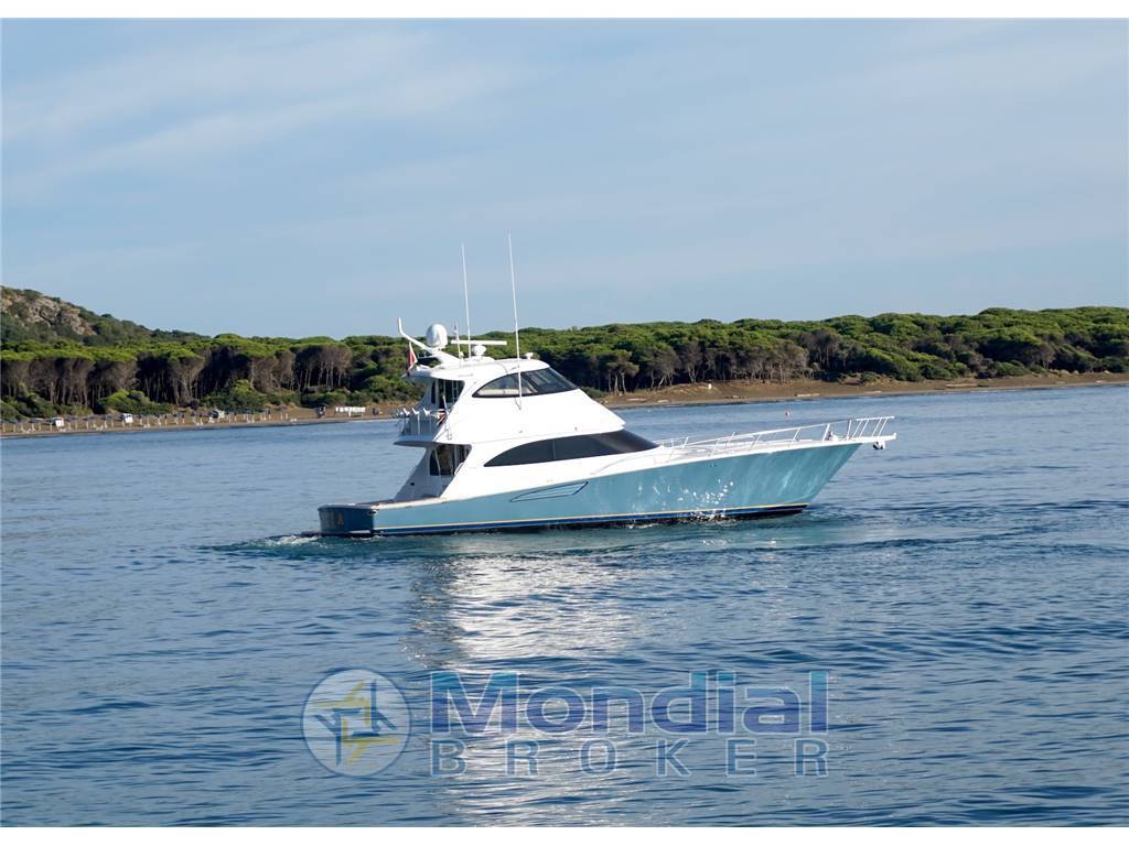 Viking 62 enclosed bridge