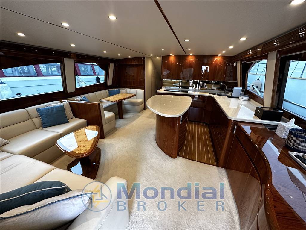 Viking 62 enclosed bridge