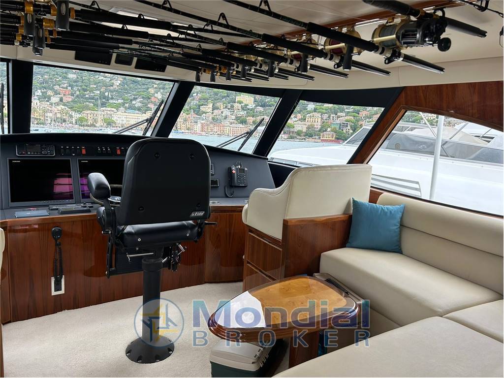 Viking 62 enclosed bridge