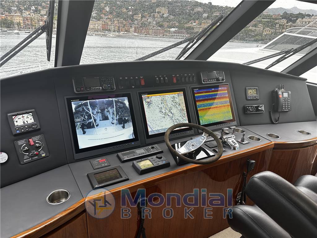 Viking 62 enclosed bridge