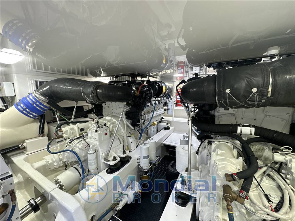 Viking 62 enclosed bridge