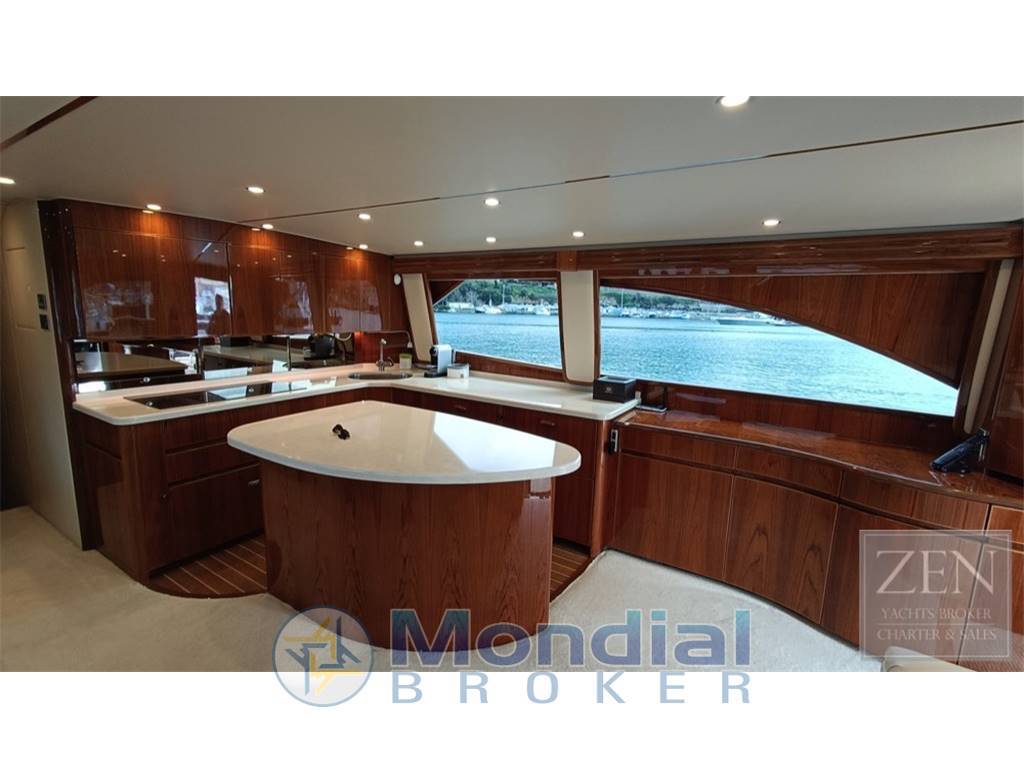 Viking 62 enclosed bridge