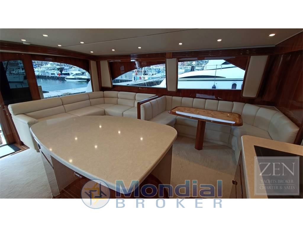 Viking 62 enclosed bridge