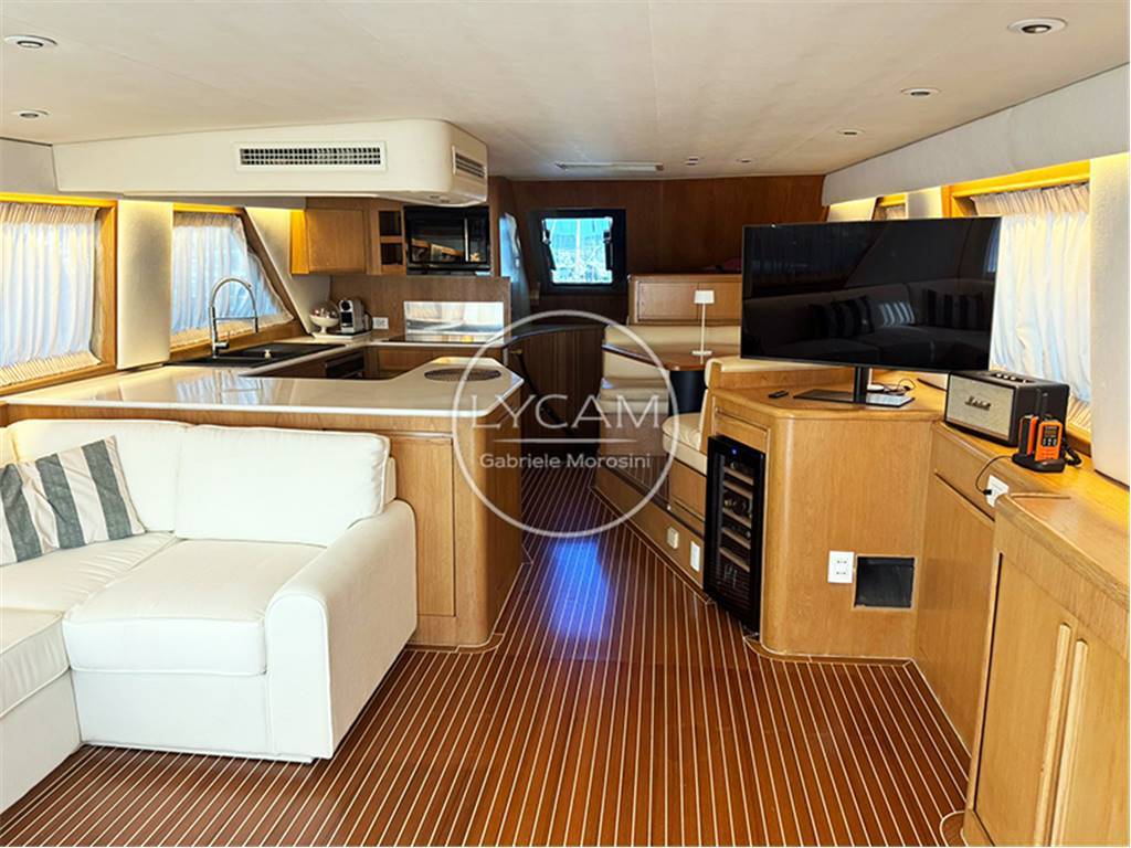 Hatteras 65 enclosed
