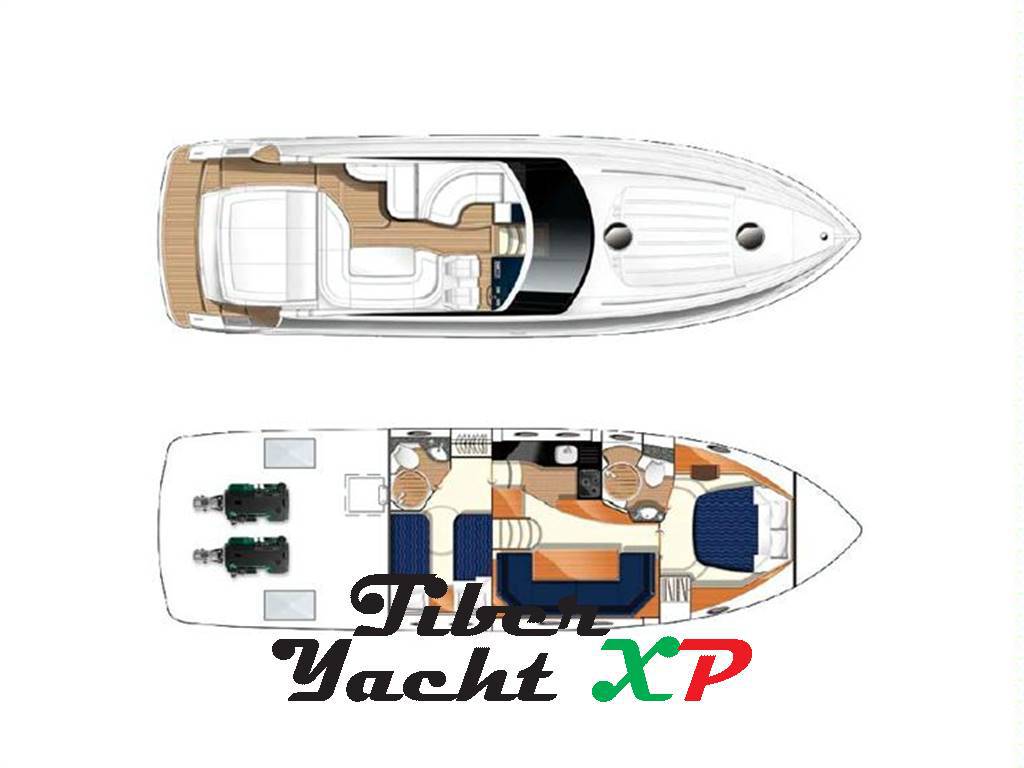 Princess V45 - barca in cantiere da noi