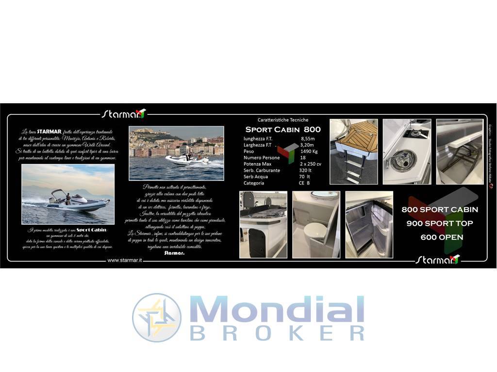 Starmar Sport cabin 800 new 2022